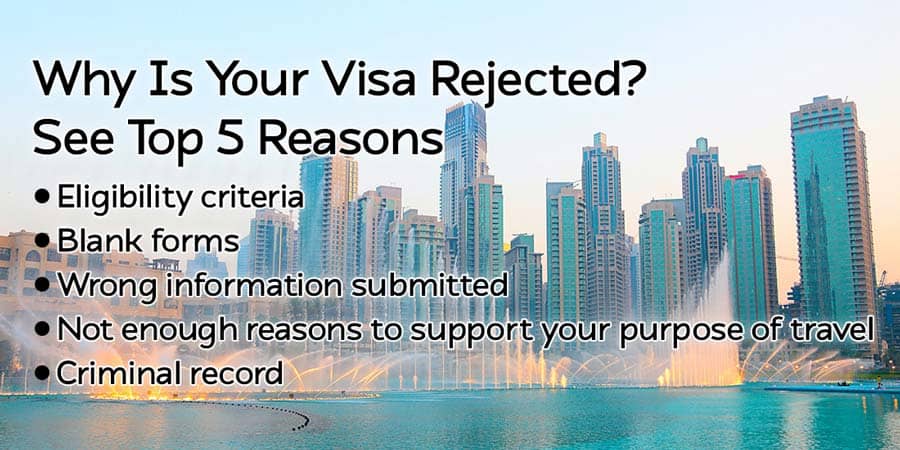 Why Is Your Visa Rejected? See Top 5 Reasons